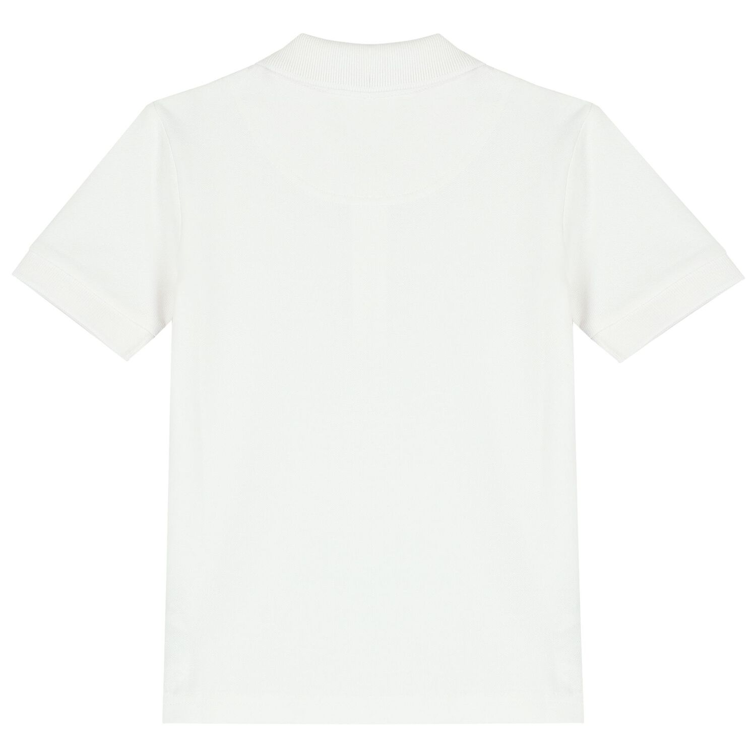 تيشيرت بولو أولاد بالشعار باللون الأبيض, 2, hi-res