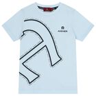 Boys Blue Logo T-Shirt, 2, hi-res