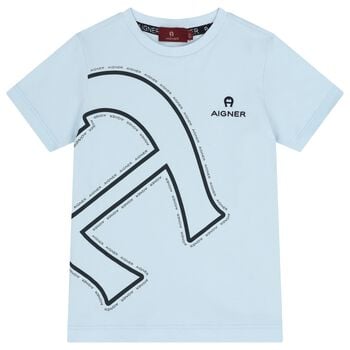 Boys Blue Logo T-Shirt
