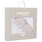 White Teddy Bear Hooded Towel, 1, hi-res