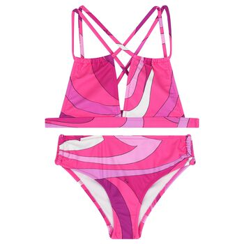 Girls Pink & Purple Bikini