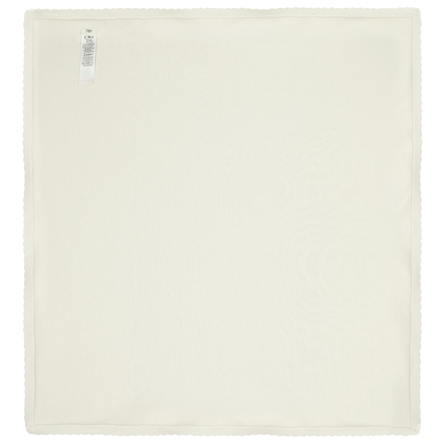 Baby Girls Ivory Floral Blanket, 1, hi-res