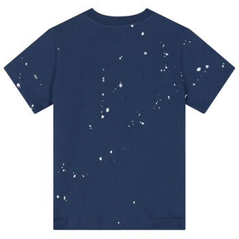 Baby Boys Navy Blue Logo T-Shirt