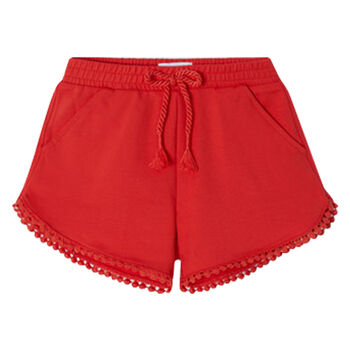 Girls Red Shorts