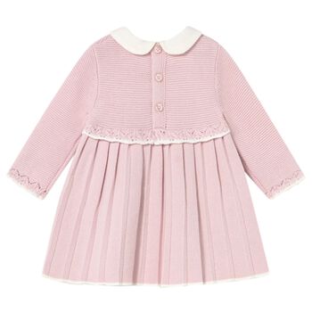 Baby Girls Pink Knitted Dress