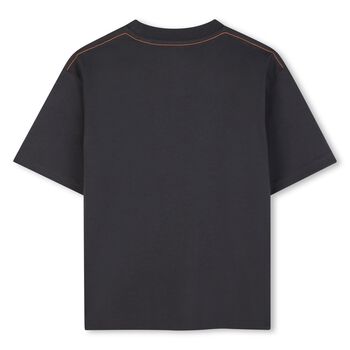 Boys Grey Logo T-Shirt
