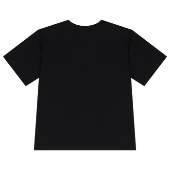 تيشيرت أولاد بشعار تيدي باللون الأسود