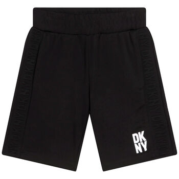 Boys Black Logo Shorts