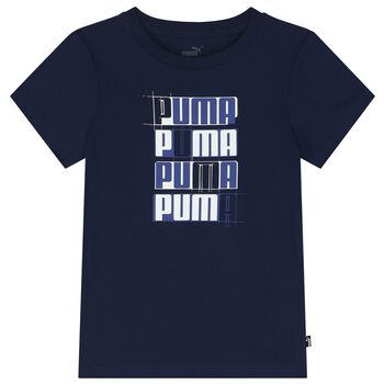 Boys Blue Logo T-Shirt