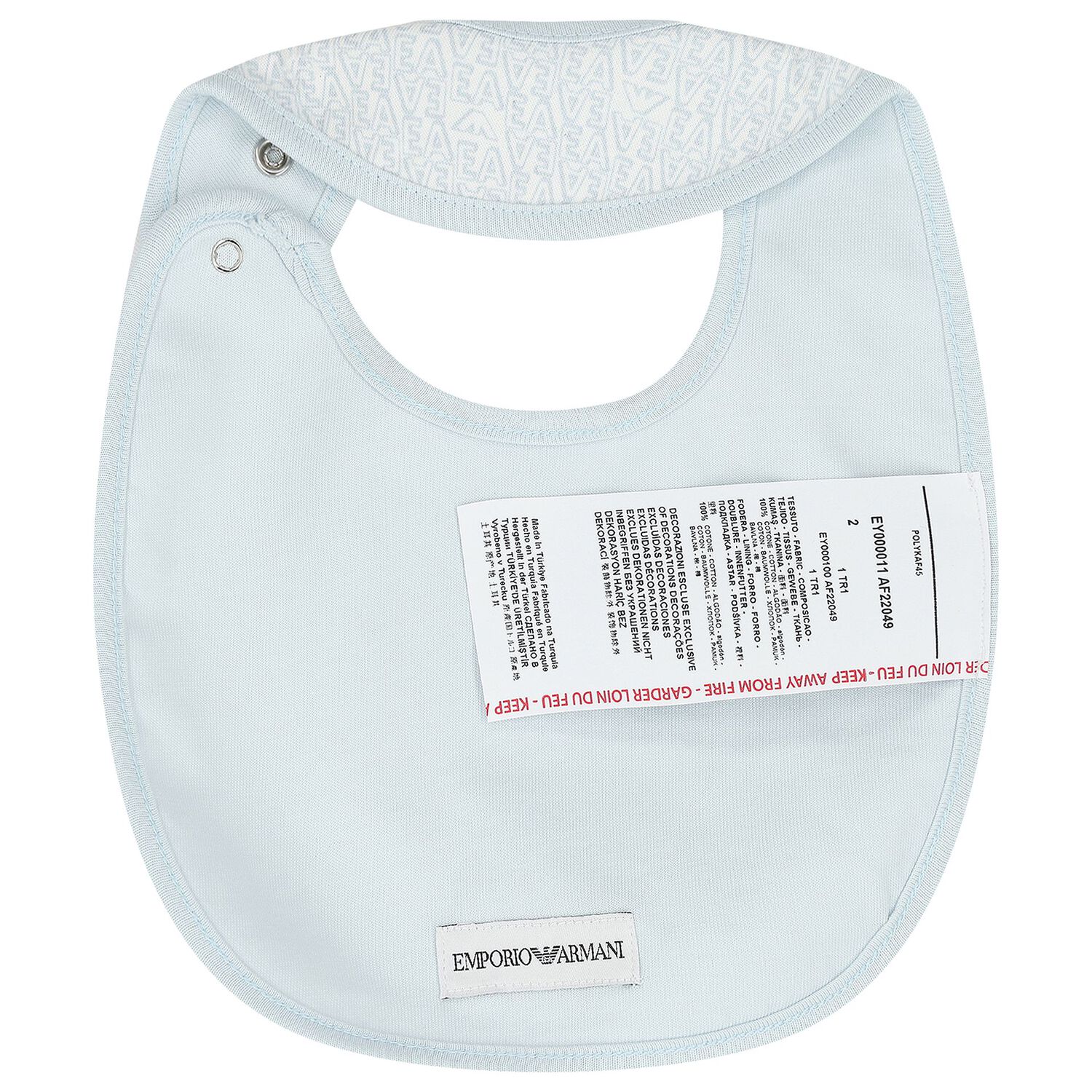 Baby Boys Blue Logo Babygrow Set, 5, hi-res