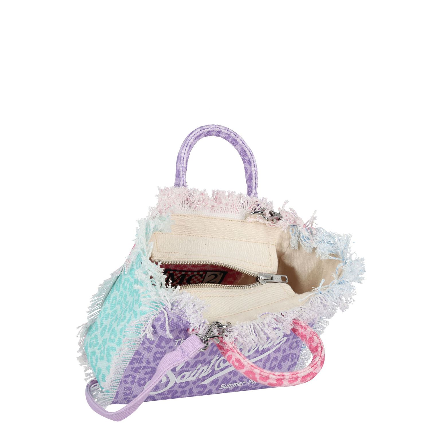 Girls Multi-Coloured Vanity Leopard Mini Handbag ( 22cm ), 1, hi-res