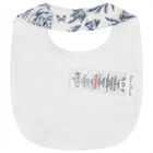 Baby Boys Ivory & Navy Blue Toile De Jouy Babygrow Gift Set, 1, hi-res