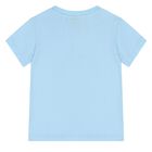 Younger Boys Blue Logo Shorts Set, 1, hi-res