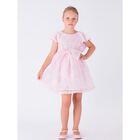 Girls Pink Embellished Tulle Dress, 1, hi-res