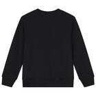 Black Teddy Bear Logo Sweatshirt, 1, hi-res