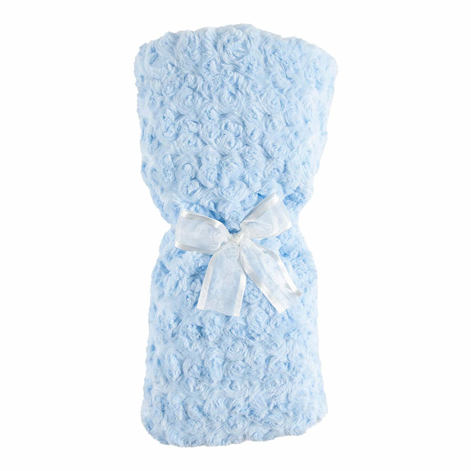 Baby Boys Blue Plush Blanket, 1, hi-res image number null
