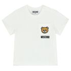 White Teddy Bear  Logo T-Shirt, 1, hi-res