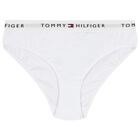 سراويل داخلية للبنات بشعار باللونين الأبيض والأسود (عبوة من قطعتين), 1, hi-res