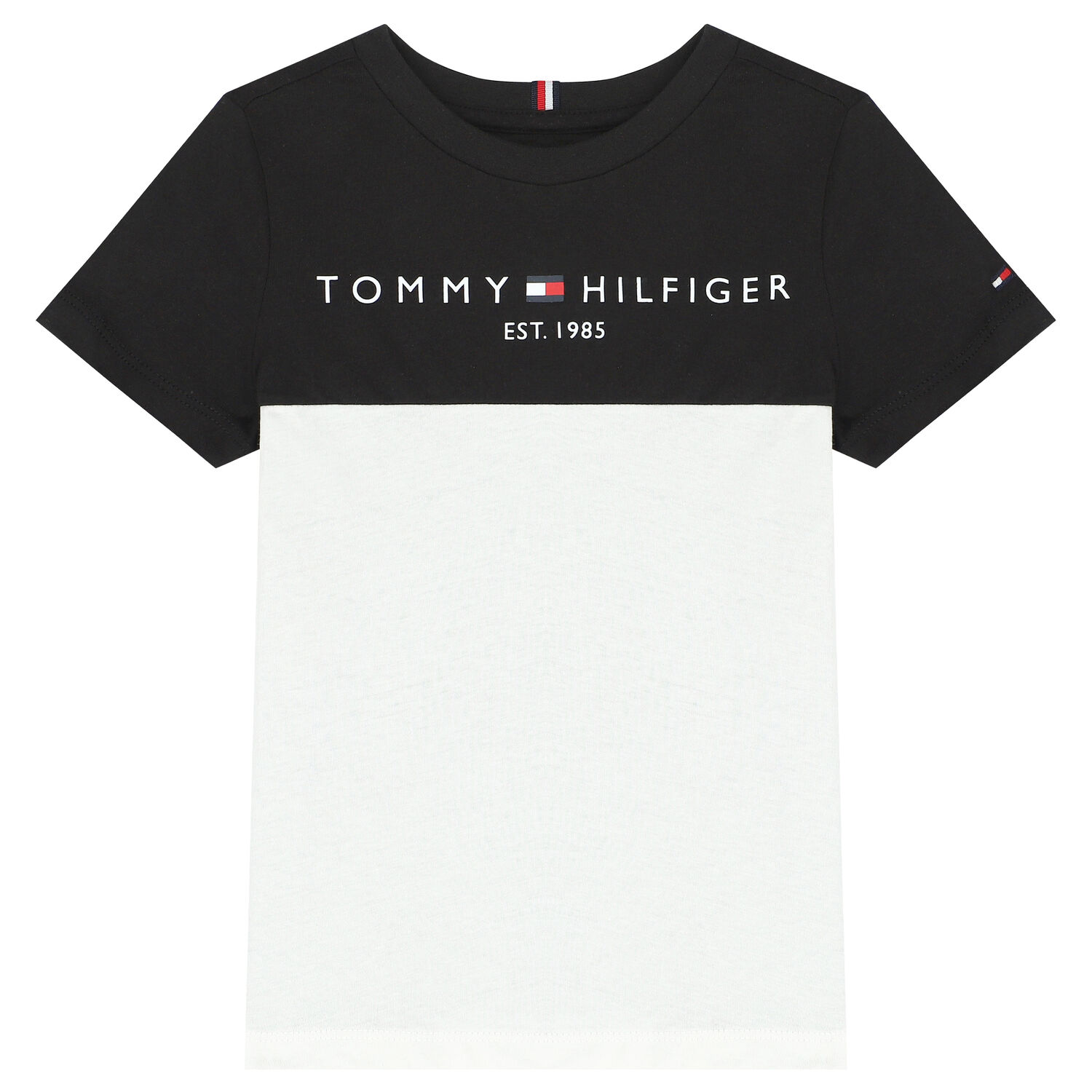 Boys Black & White Logo T-Shirt, 2, hi-res