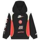 Boys Black & Red Logo Hooded Top, 1, hi-res