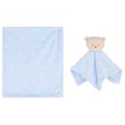 Baby Boys Blue Blanket Gift Set, 2, hi-res