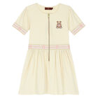 فستان بالشعار باللون الذهبي, 1, hi-res