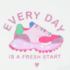 تيشيرت ترتر باللون الأبيض للبنات, 1, hi-res