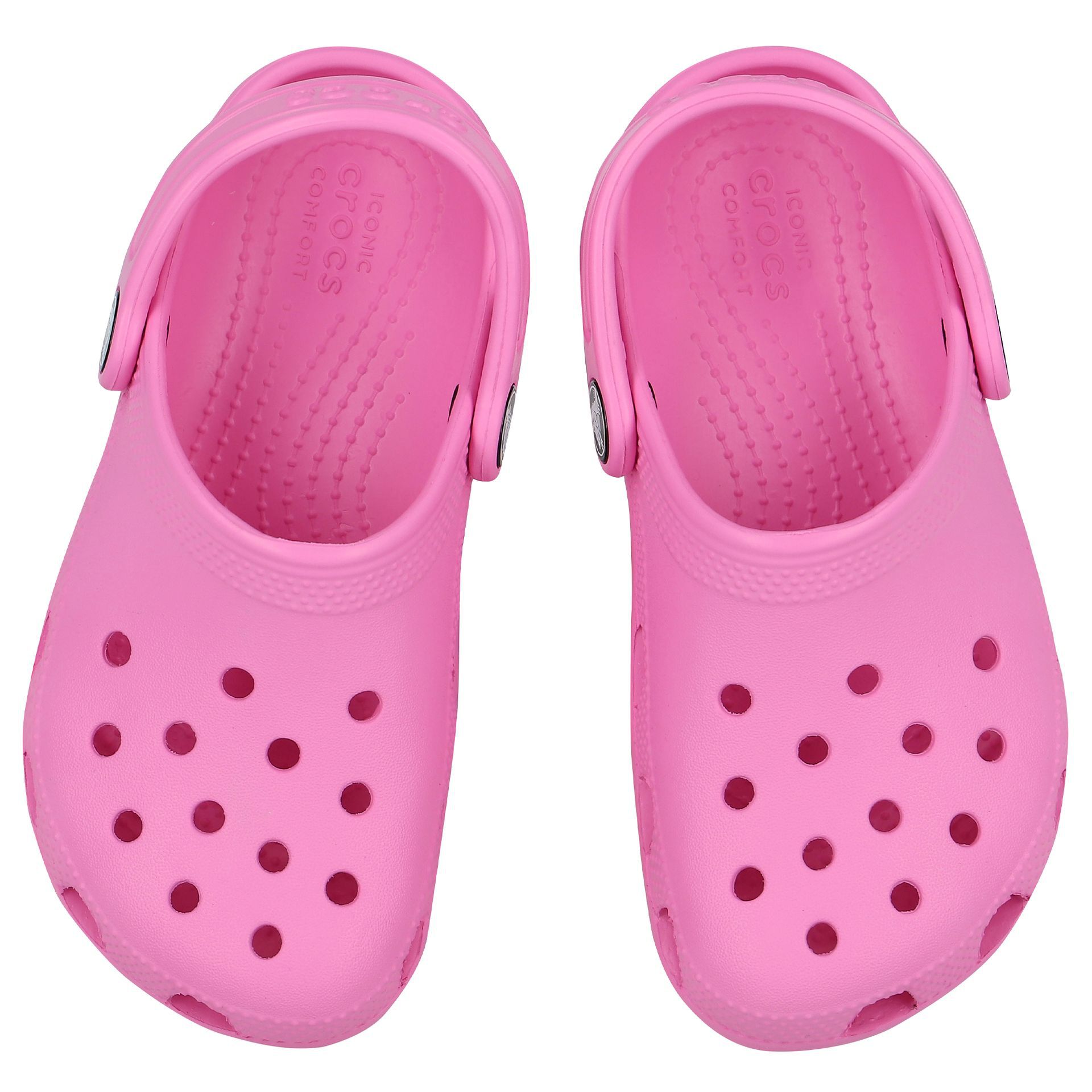 Crocs Girls Pink Classic Clogs Sandals Junior Couture UAE
