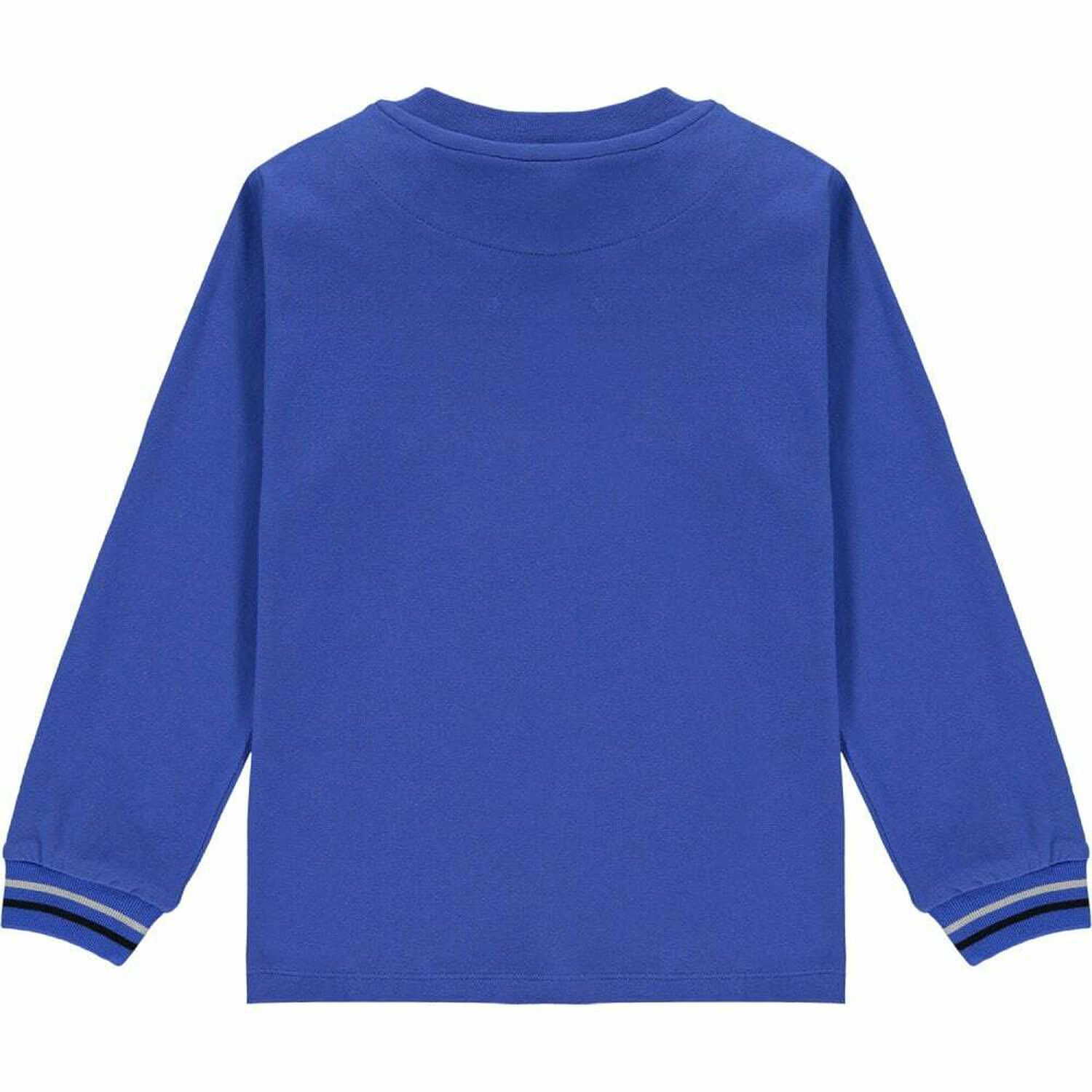 Boys Blue Logo Long Sleeve Top, 1, hi-res image number null