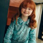 طقم تنوره للبنات مزينه بالترتر باللون الازرق , 1, hi-res