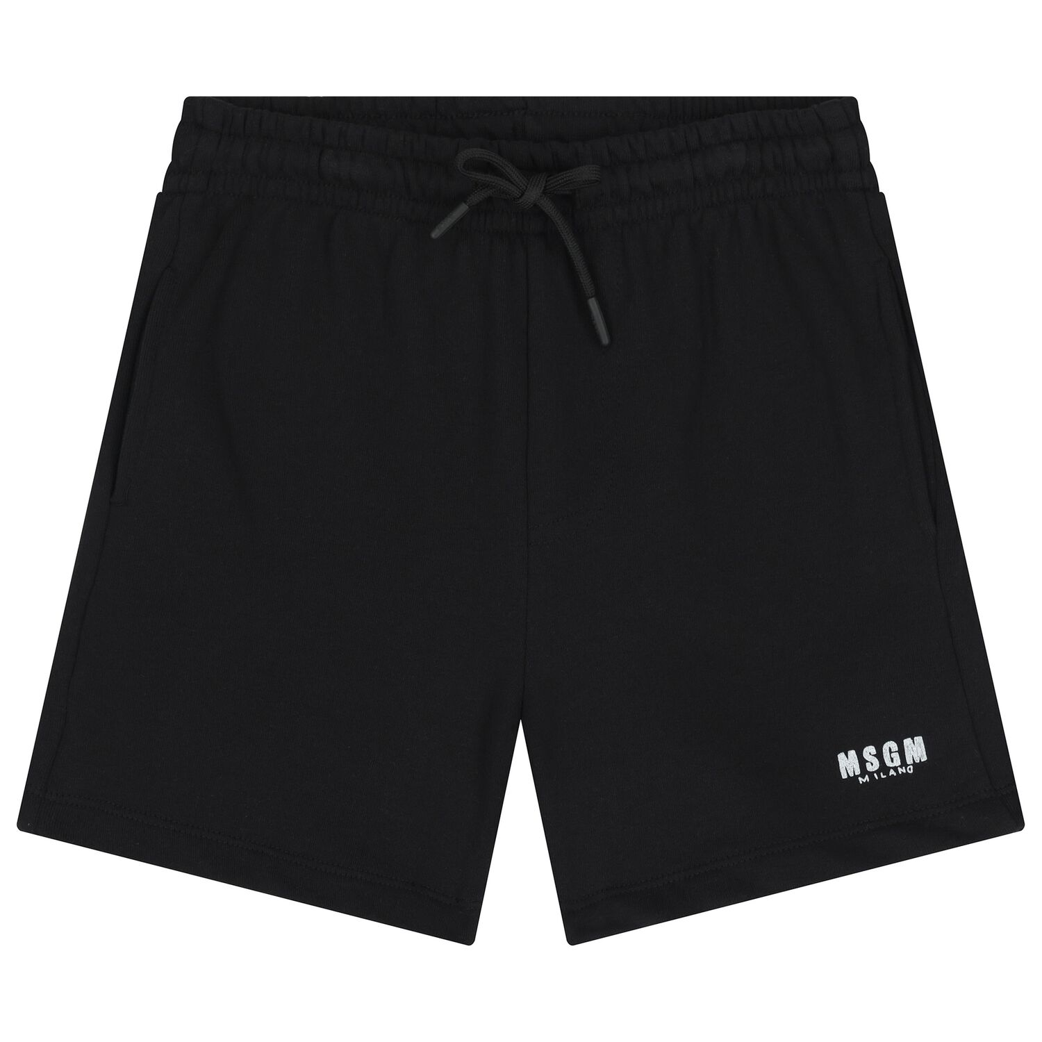 Black Logo Shorts, 3, hi-res