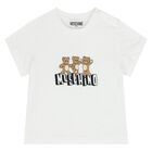 Younger White Teddy Bear Logo T-Shirt, 4, hi-res