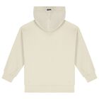توب هودي بسحاب بالشعار باللون العاجي, 1, hi-res