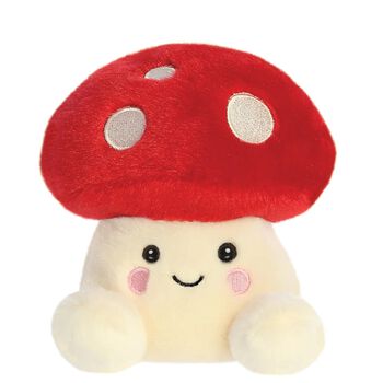 Palm Pals Ivory & Red Amanita Mushroom Soft Toy ( 13cm )