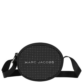 Girls Black Logo Rhinestone Bag