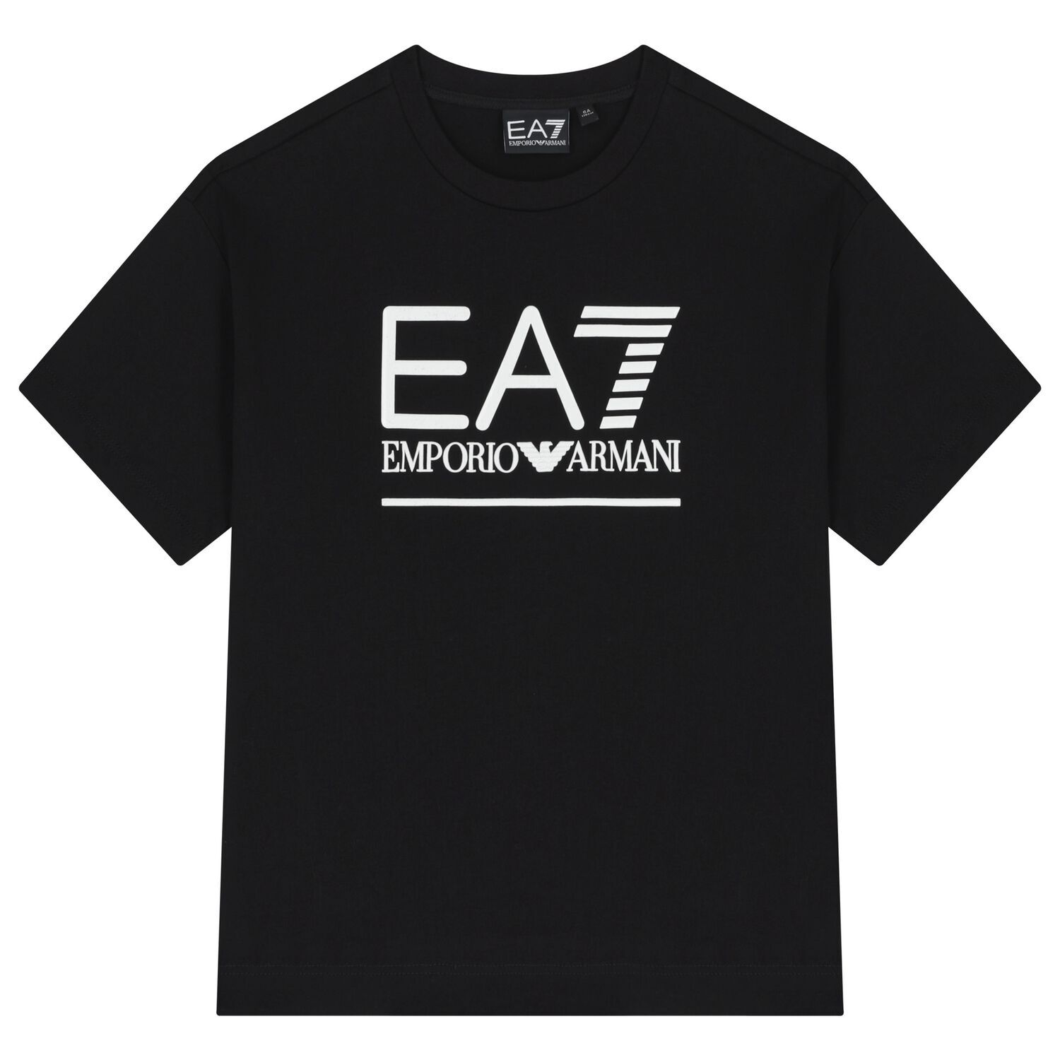 Boys Black Logo Shirt, 1, hi-res