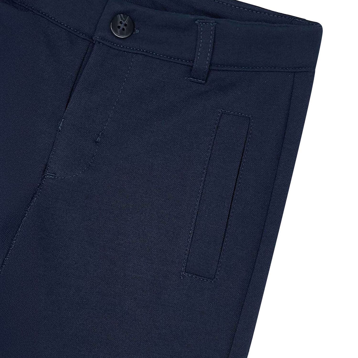 Boys Navy Blue Trousers, 1, hi-res