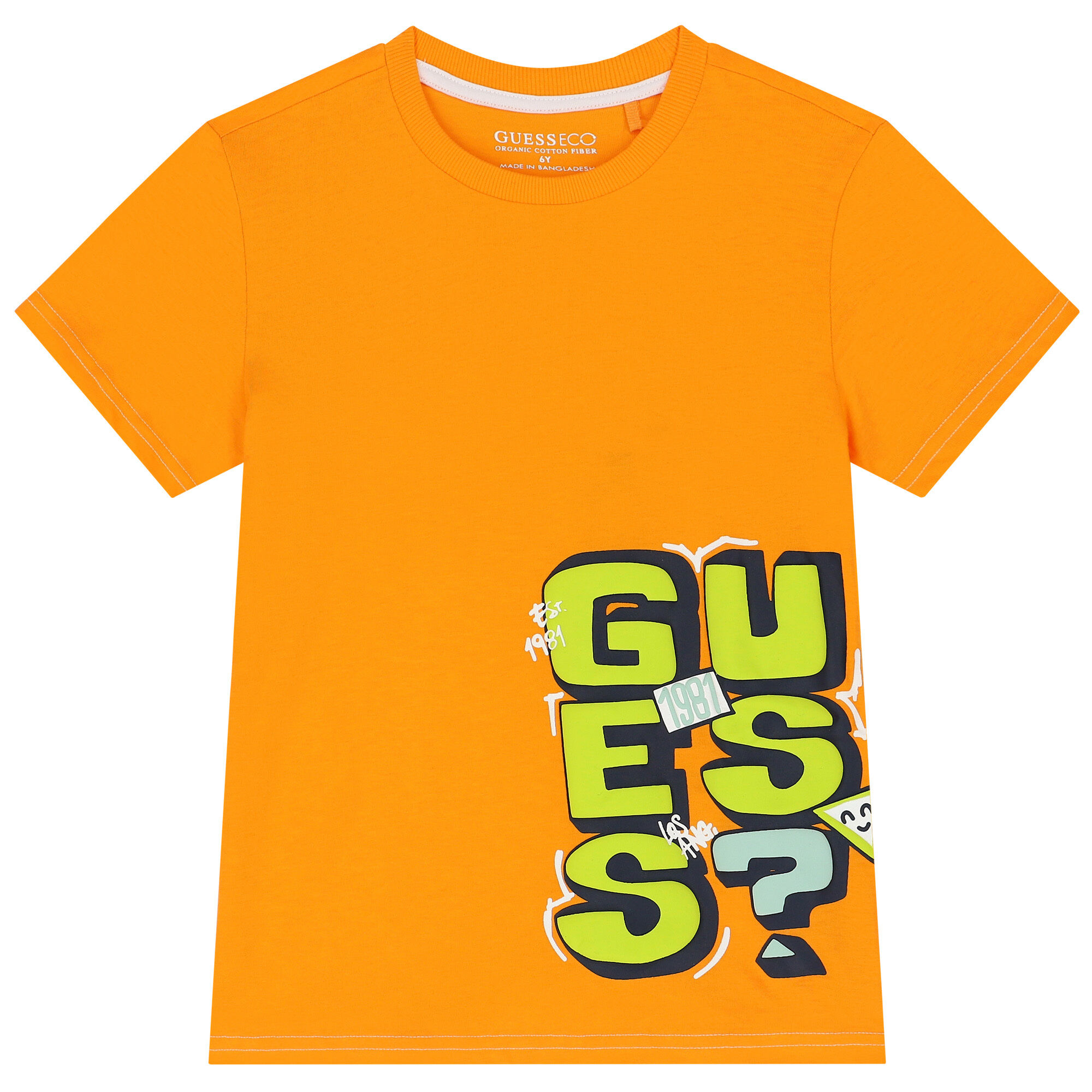 Guess orange shirt outlet