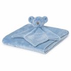 Baby Boys Blue Koala Doudou Comforter & Blanket Set, 3, hi-res