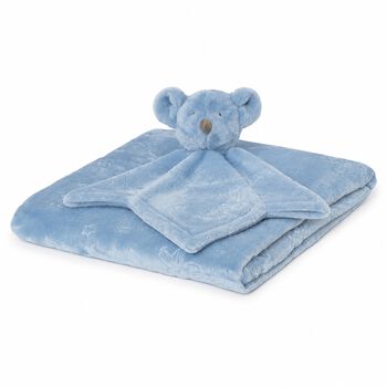Baby Boys Blue Koala Doudou Comforter & Blanket Set