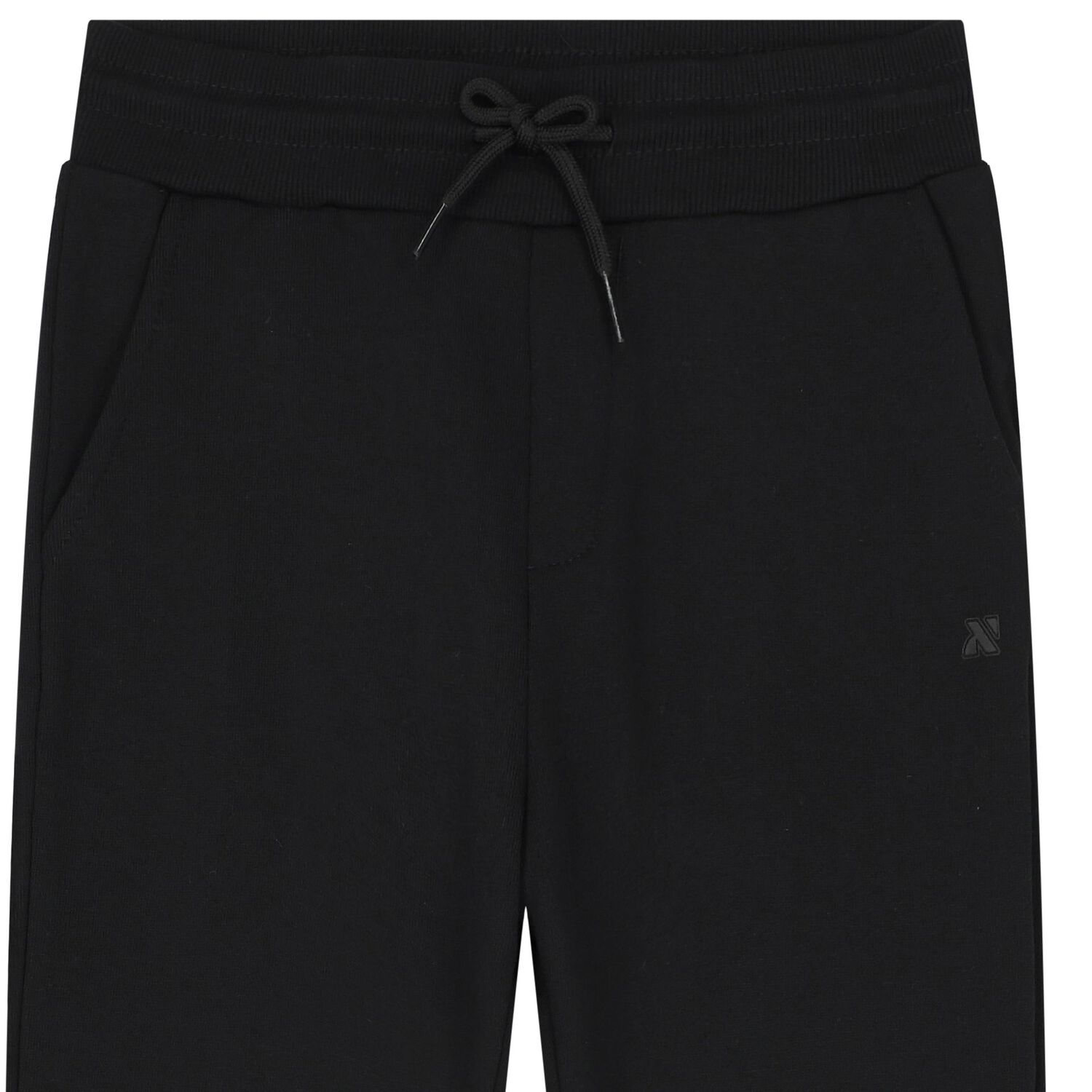 بنطلون رياضي أولاد بالشعار باللون الأسود, 2, hi-res