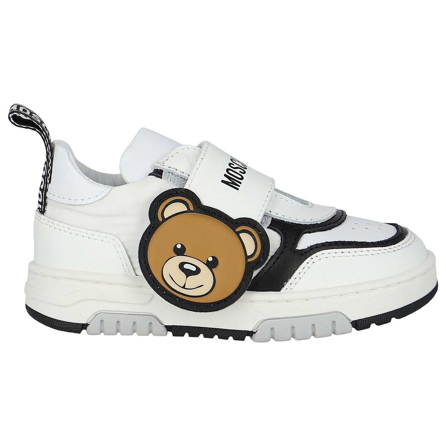 حذاء رياضى بشعار تيدى باللون الأبيض, 1, hi-res