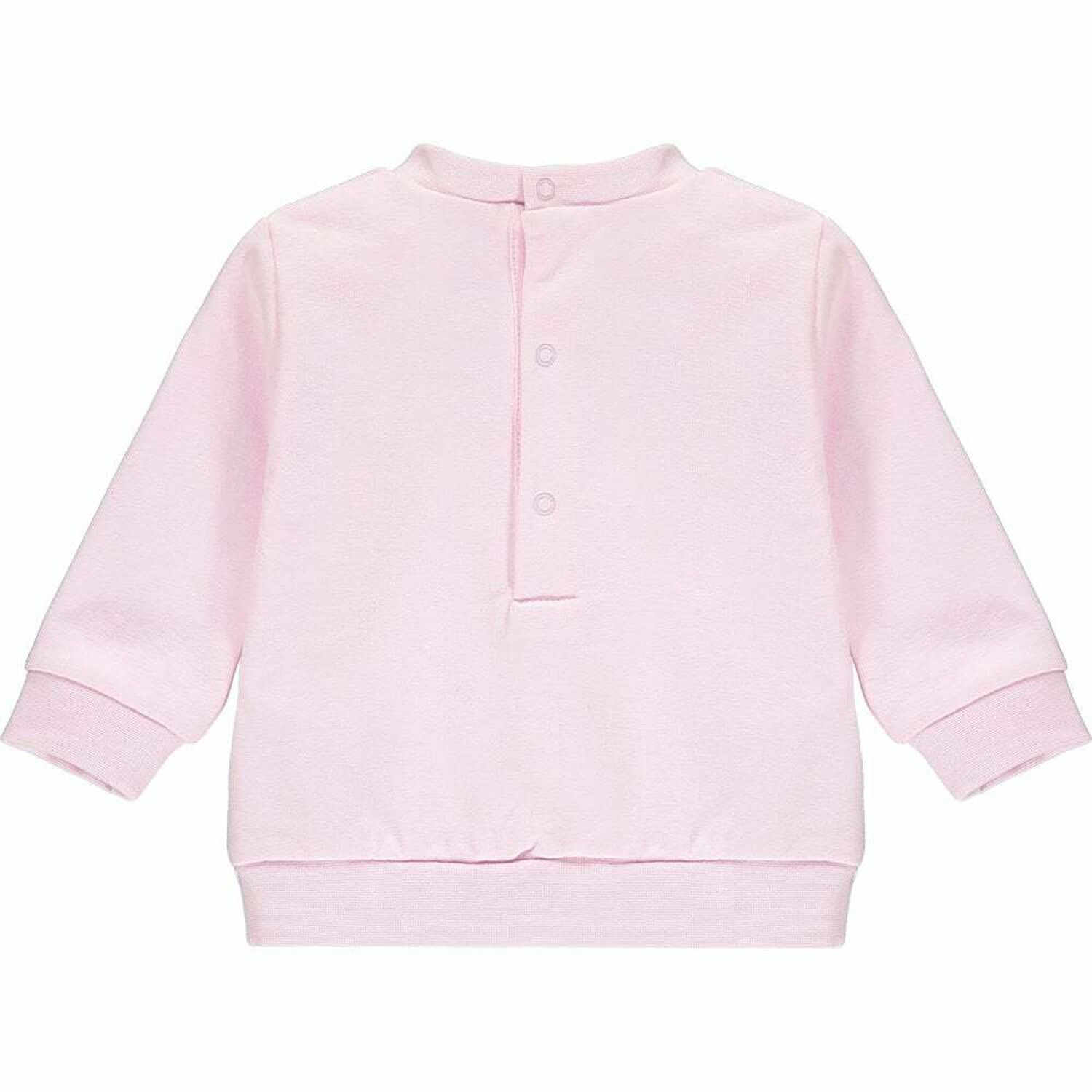 بدلة رياضية قلوب باللون الوردى للبنات, 1, hi-res