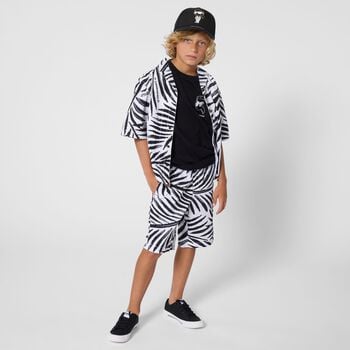 Boys Mini Me Black Ikonik Karl Logo T-Shirt