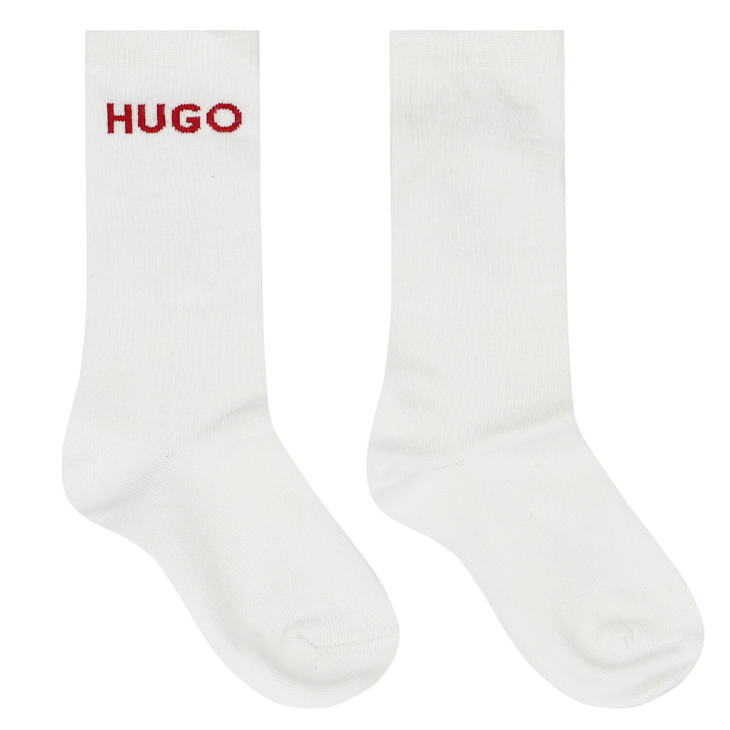 Boys Black & White Logo Socks (2 Pack), 1, hi-res image number null