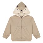 Younger Boys White, Beige & Navy Blue Tracksuit ( 3 Piece ), 2, hi-res