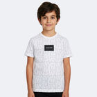 Boys White Logo T-Shirt, 1, hi-res