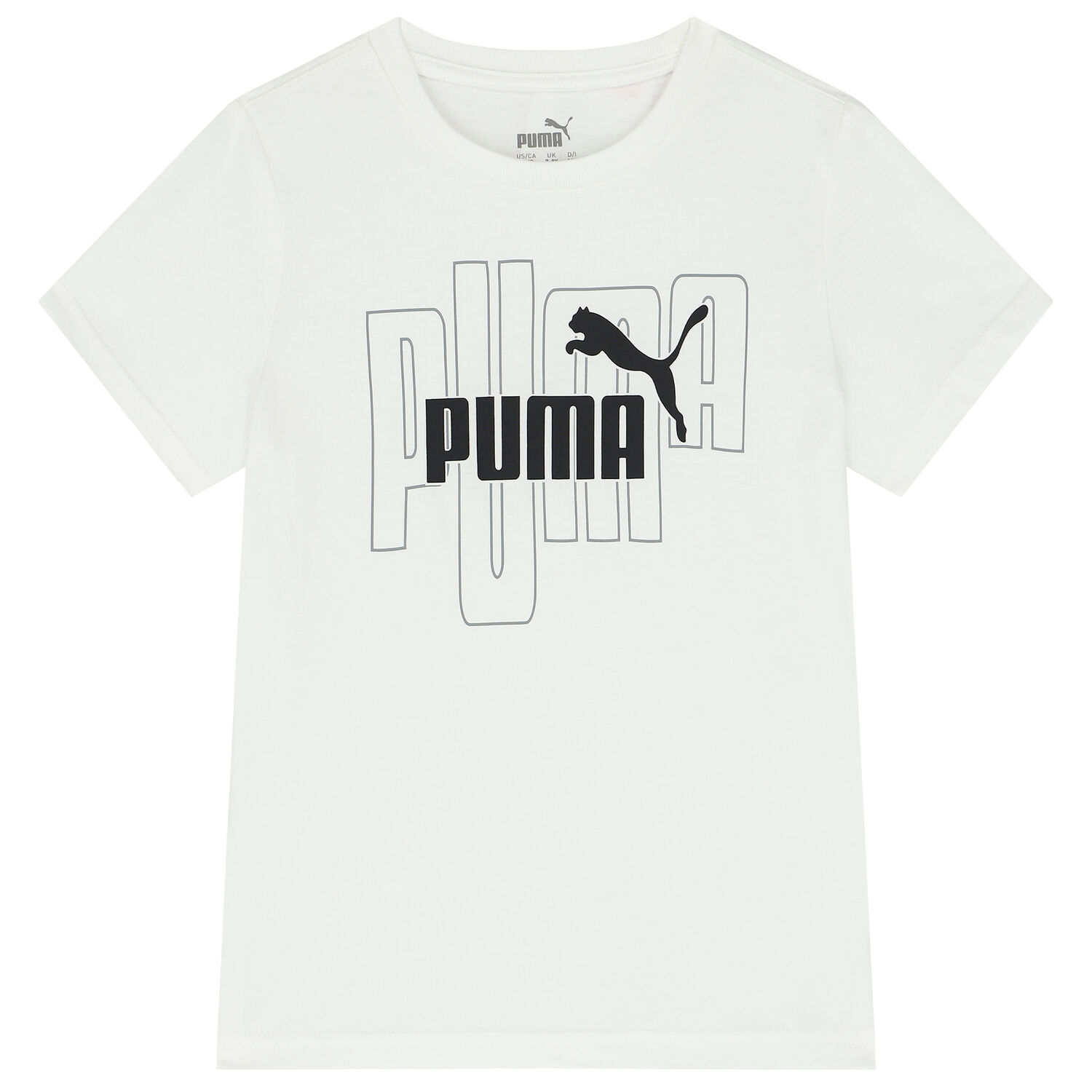 Boys White Logo T-Shirt, 1, hi-res image number null