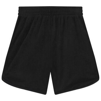 Boys Black Logo Shorts