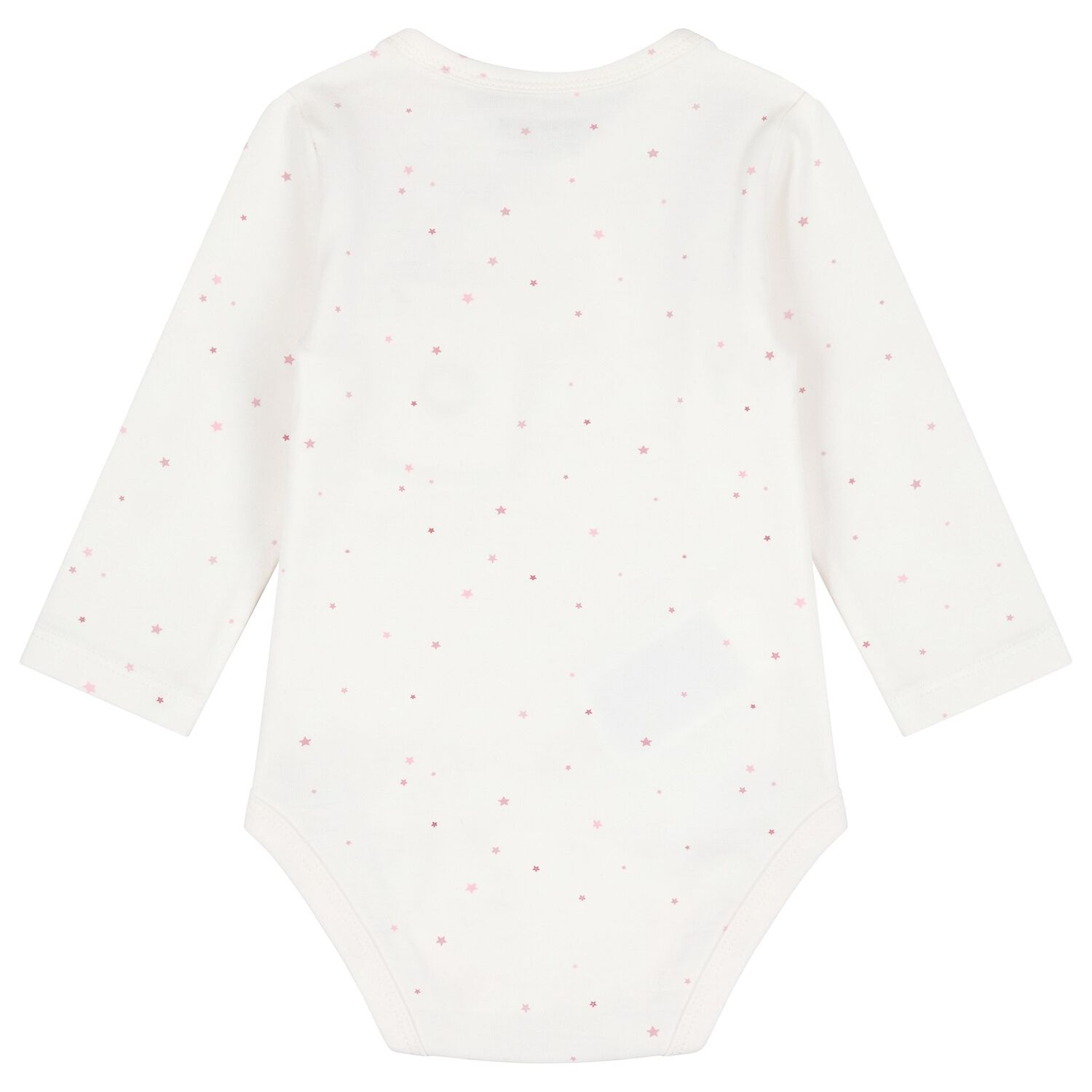Baby Girls Ivory & Pink Balloon Bodysuits ( 2-Pack ), 2, hi-res